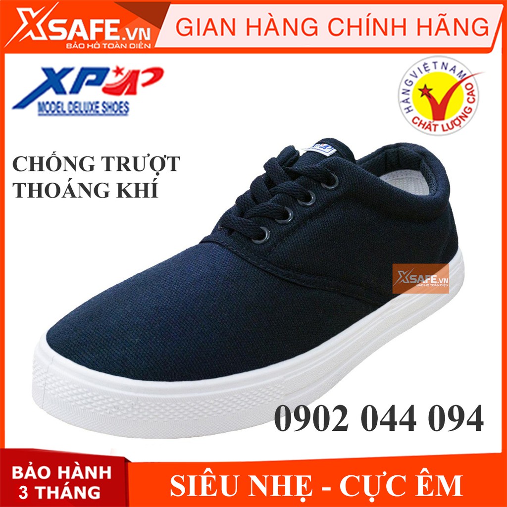 Giày vải cột dây XP - giày bảo hộ lao động, thể dục, đi bộ...