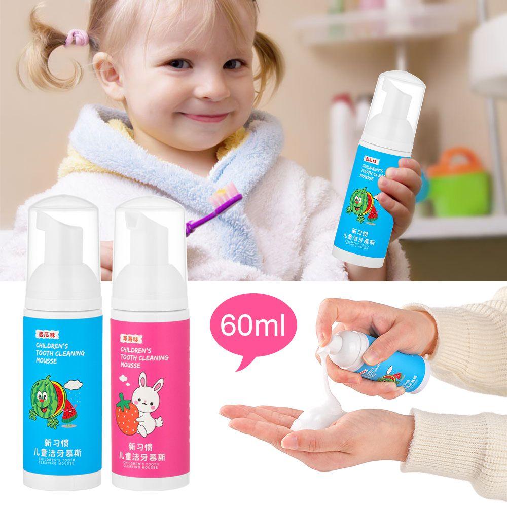 NIUYOU Kem Đánh Răng Ngăn Ngừa Răng Mùi Trái Cây Mousse Cấp Thực Phẩm Cho Trẻ Em