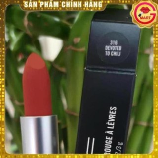 [CHÍNH HÃNG] Son Mac Deveted to Chili 316 - Màu đỏ đất - Matte