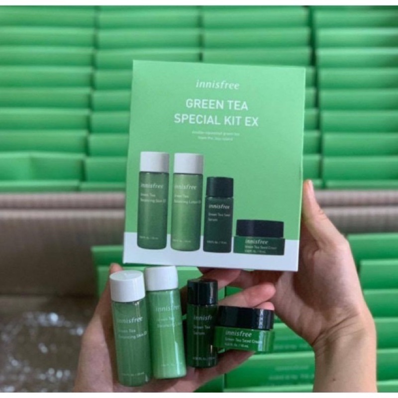 Mẫu mới bộ dưỡng da dùng thử Innisfree Green Tea Special Kit EX