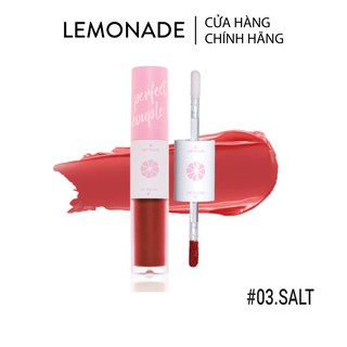 Son LEMONADE Perfect couple lip 03 Salt cam đỏ đất 7.5g
