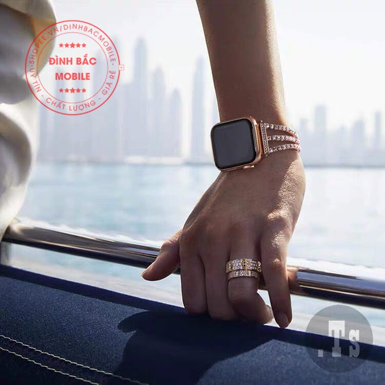 DÂY DỒNG HỒ APPLE WATCH ĐÍNH ĐÁ SANG TRỌNG SERIES 6/5/4/3/2/1 38mm/ 40mm / 40mm/ 44mm