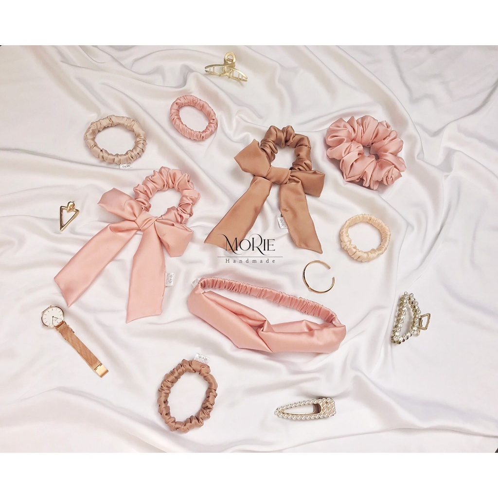 Băng Đô Lụa Mulberry 100% Cao Cấp Ngăn Ngừa Xơ Rối Tóc, Xoắn Nút Thời Trang | Mulberry Silk Headband