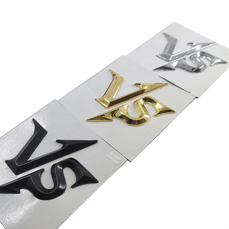 1 x Miếng Dán Logo Kim Loại Trang Trí