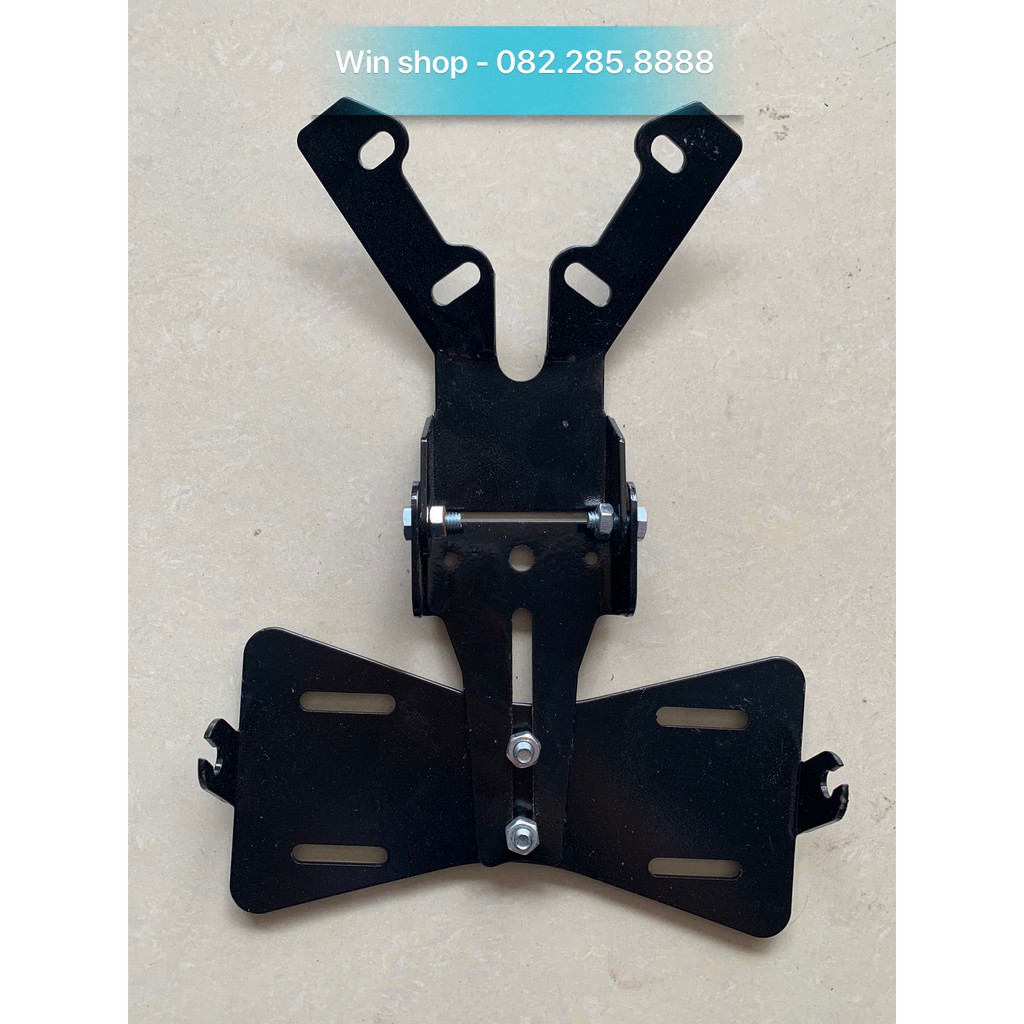 Pát biển gập Exciter 150/155/winner mẫu mới nhất - màu đen thời trang phù hợp mọi màu xe