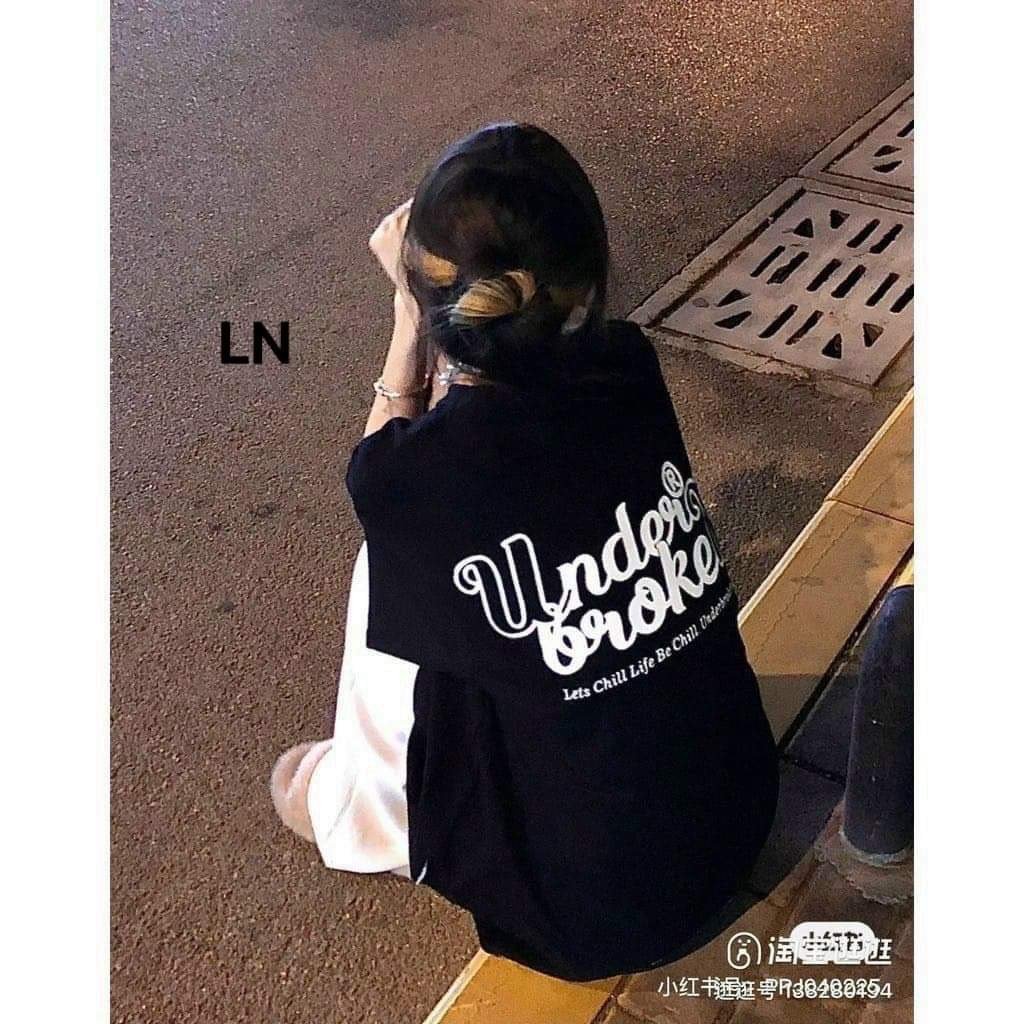 [ SẴN HÀNG ] Áo phông Nữ Form Rộng Un.der Bro.ken 3 màu Siêu hot