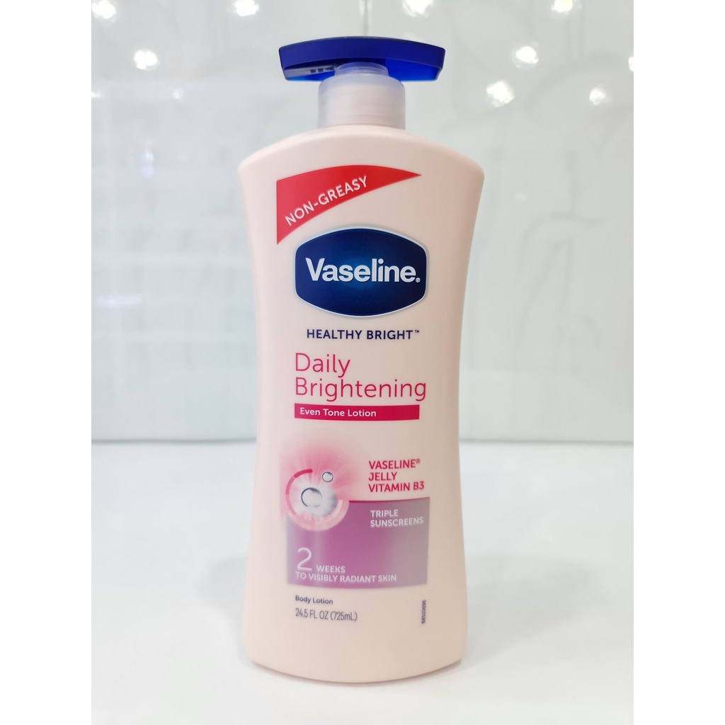 Sữa dưỡng thể trắng da Vaseline Daily Brightening 725ml