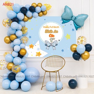 Set bóng bay trang trí sinh nhật cho bé trai ANB21