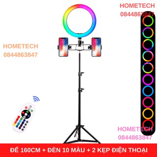 ĐÈN LIVESTREAM RGB LED NHIỀU MÀU BÁN HÀNG TIKTOK , CHỤP HÌNH MAKE UP LIVE STREAM ,MAKEUP TRANG DIEM, LIVE TIKTOK