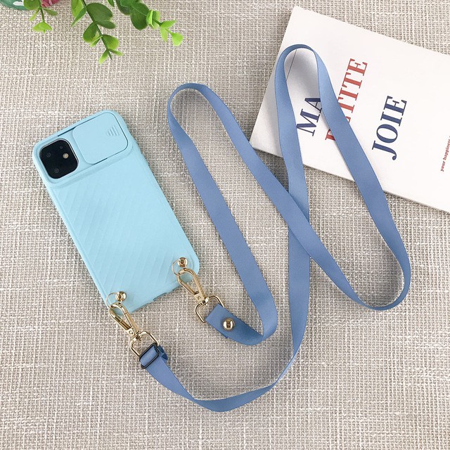 Ốp Điện Thoại Silicon Mềm Có Dây Đeo Vai Cho Iphone 12 11 Pro Max Xr X Xs Max Se 2020 7 8 Plus 12 | BigBuy360 - bigbuy360.vn