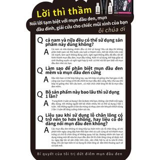 Làm sạch mụn đầu đen