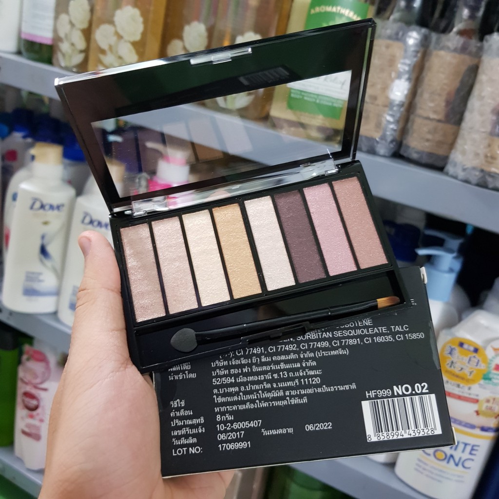 PHẤN MẮT SIVANNA COLORS ULTRA HD EYESHADOW HF999