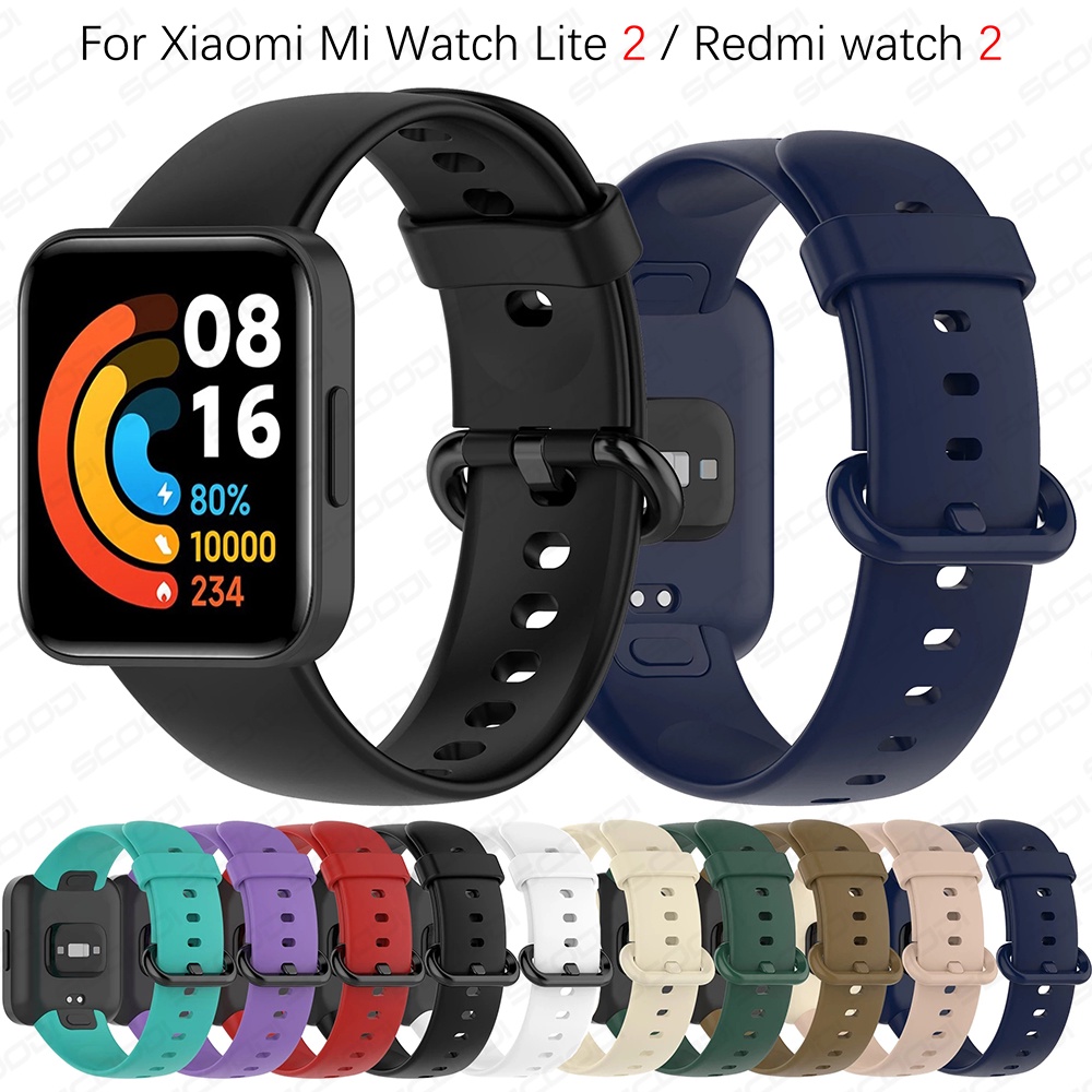 Dây đồng hồ thông minh bằng silicon cho Xiaomi Mi Watch Lite 2 / Redmi Watch 2