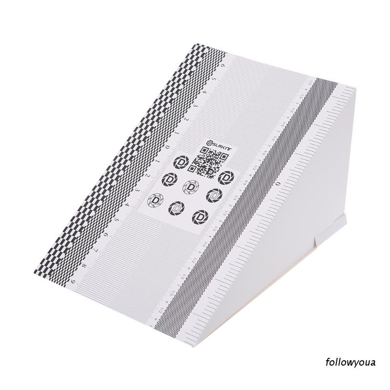 Thẻ hiệu chỉnh tiêu cự ống kính máy ảnh dạng thước kẻ