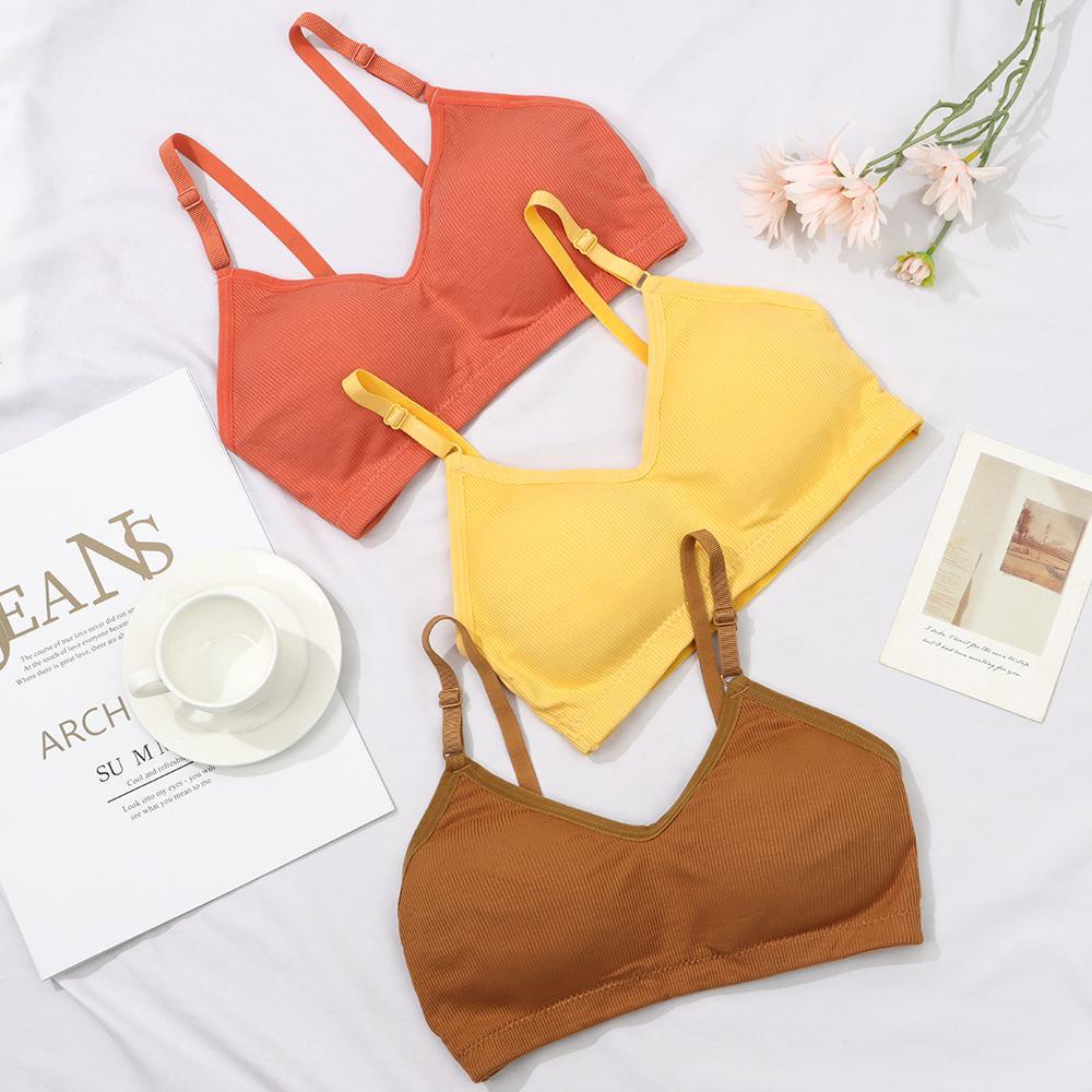 Osier1 Áo Ngực Không Đường May Cỡ Lớn Thoáng Khí Có Dây Điều Chỉnh Cho Nữ Mặc Ngủ