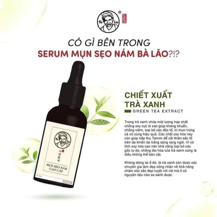 [Chính Hãng Bà Lão] TÁI TẠO CAO CẤP BÀ LÃO - GIẢM MỤN HIỆU QUẢ - 30ML