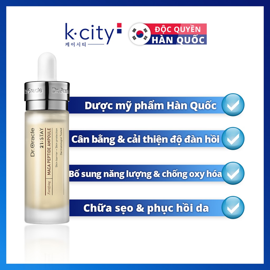 Tinh Chất Ampoule Serum Vitamin Hàn Quốc Maca Peptide 21STAY 17ml