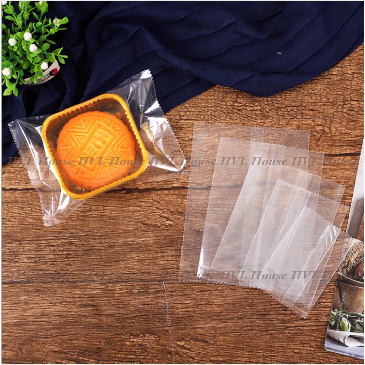 Túi đựng bánh quy, bánh kẹo Trong Suốt, Hàn Nhiệt, 100 túi/sp - LOKING