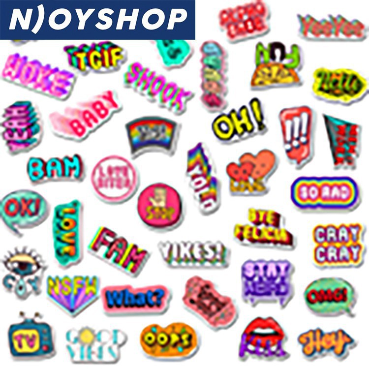 50 STICKER RETRO NEON CỔ ĐIỂN CHỐNG NƯỚC DÁN MŨ BẢO HIỂM, ĐIỆN THOẠI, XE ĐẠP, TRANG TRÍ SỔ, VALI, LAPTOP