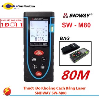 Thước đo khoảng cách bằng laser sndway sw-m80