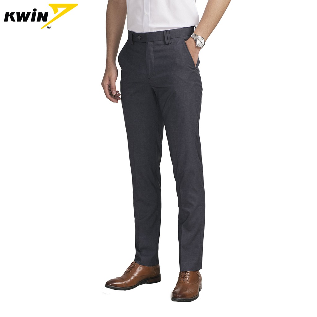 Quần âu nam Kwin cao cấp dáng suông nhẹ, mềm mại, thiết kế lịch lãm | BigBuy360 - bigbuy360.vn