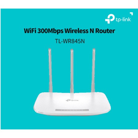 Bộ Phát Wifi Không Dây Tp-link Tl-wr845n N300 300mbps At 2.4ghz 5 10 / 100m 3 Ăng Ten | BigBuy360 - bigbuy360.vn