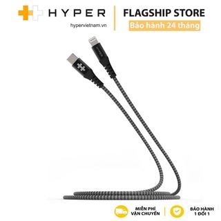 Cáp C to Lightning PD 18W HyperDrive Lanyrd dài 1m chuẩn MFI cho iPhone/iPad/iPod - HD-CLM303 - Hàng Chính Hãng