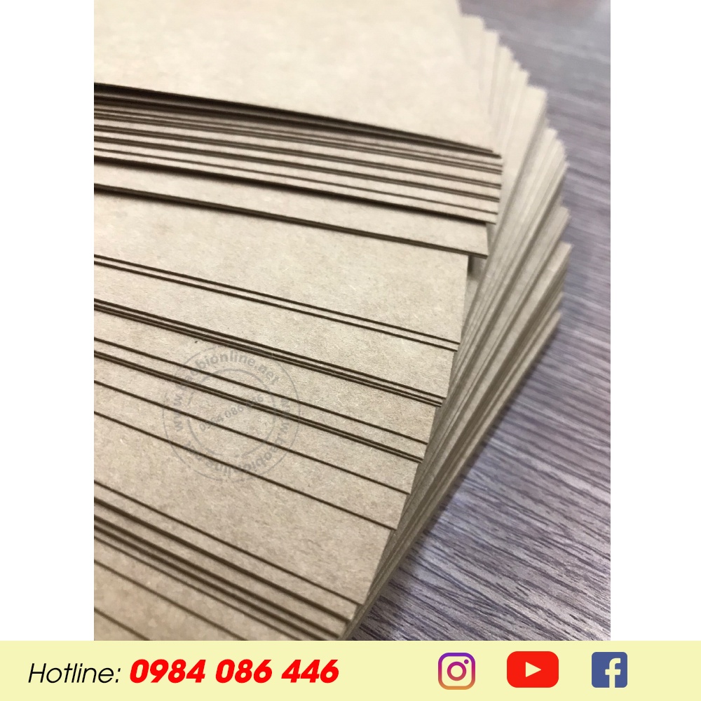 10 TỜ GIẤY KRAFT 2 MẶT KHỔ  | GIẤY KRAFT ĐỊNH LƯỢNG 280GSM - BAOBIONLINE