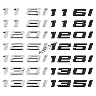 Abs Nhựa Xe Phía Sau Miếng Dán Cho Xe BMW Chữ 116i 118i 120i 125I 128i 130i 135i Tự Động Thân Cây Biểu Tượng Huy Hiệu Decal