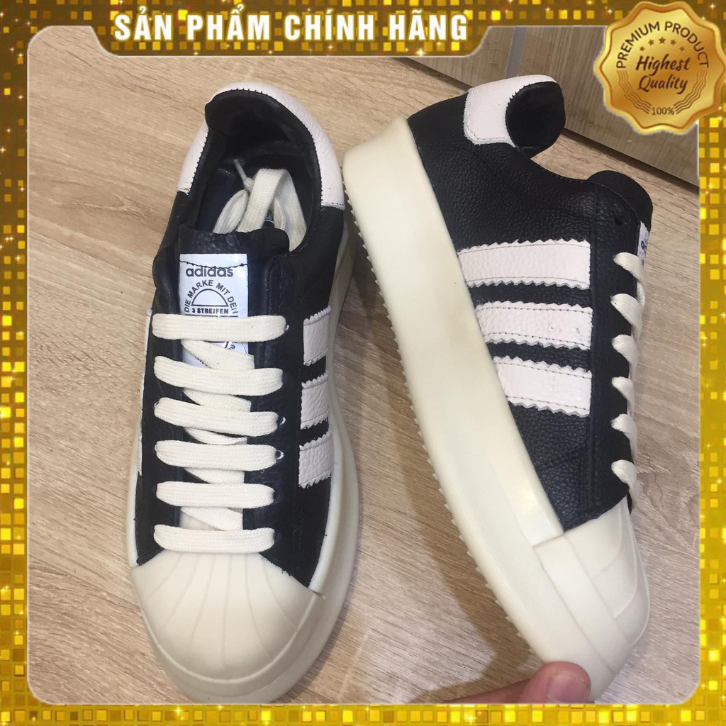 Giày Thể Thao siêu phẩm Sneaker sò mastodon đen viền trắng đế thơm vani