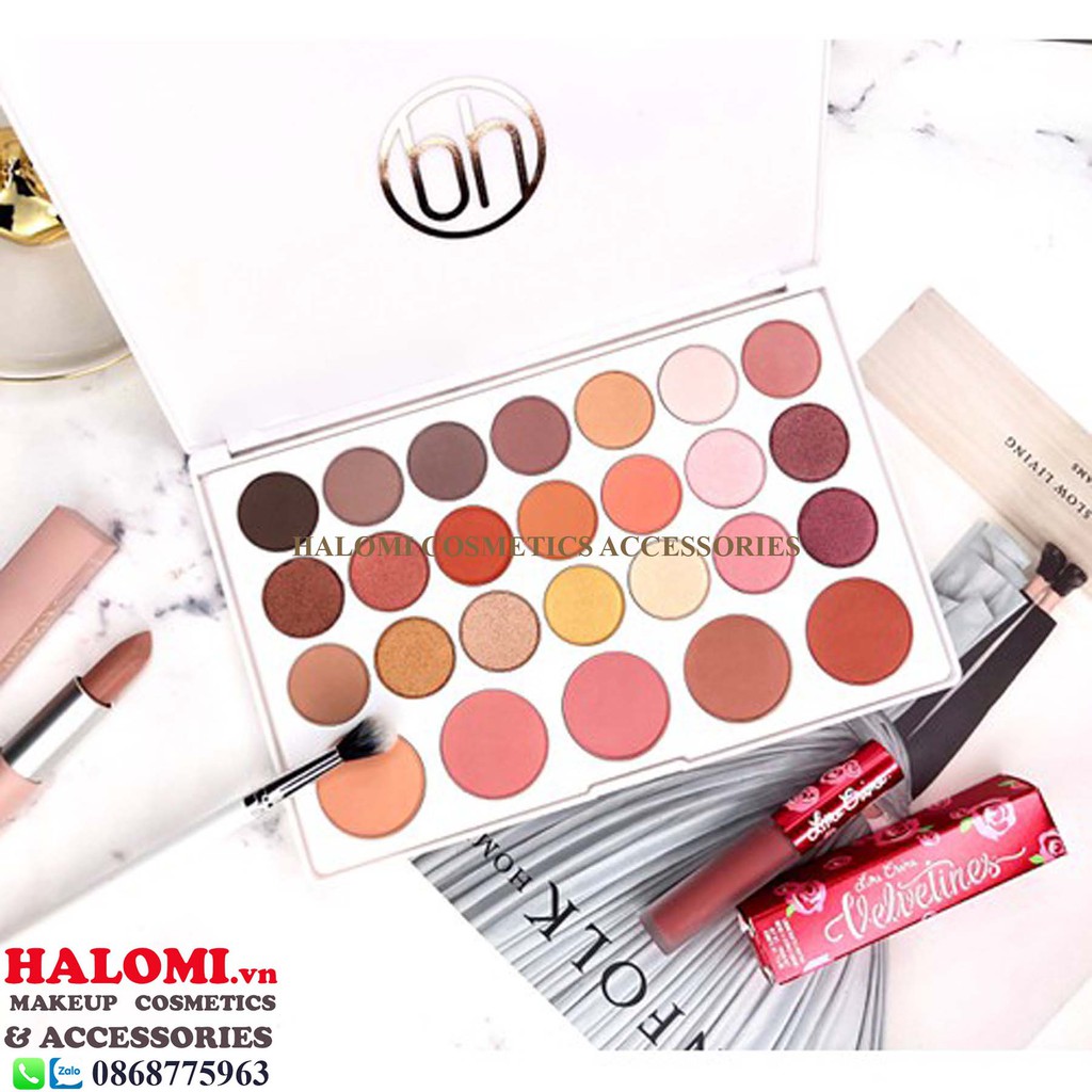 BẢNG PHẤN MẮT MÁ BH COSMETICS NOUVEAU NEUTRALS 26 COLOR SHADOW & BLUSH PALETTE | BigBuy360 - bigbuy360.vn