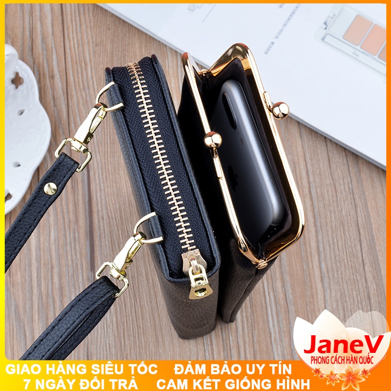 Ví Cầm Tay Nữ Dài Đeo Chéo Cao Cấp Sang Trọng Phong Cách Hàn Quốc TVNN397