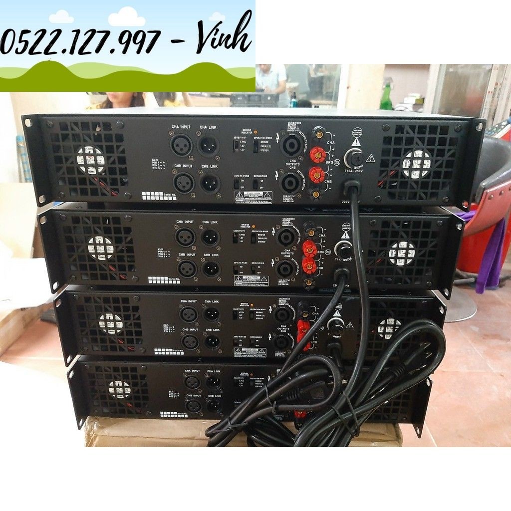 CỤC ĐẨY CÔNG SUẤT  Kenwood  2.1000 32 sò, công suất 1000w/kenh   năm 2022 - Gia Khang Shop