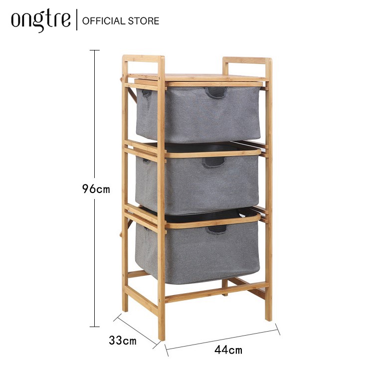 Kệ giá tre đa năng ONGTRE cao cấp trang trí phòng khách, phòng ngủ