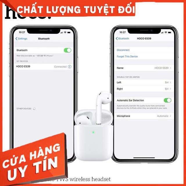 Tai Nghe HOCO ES39 Chính Hãng Đổi Tên Định Vị Âm thanh Sống Động Bass Khủng Nghe Là Thích Bảo Hành 6 Tháng