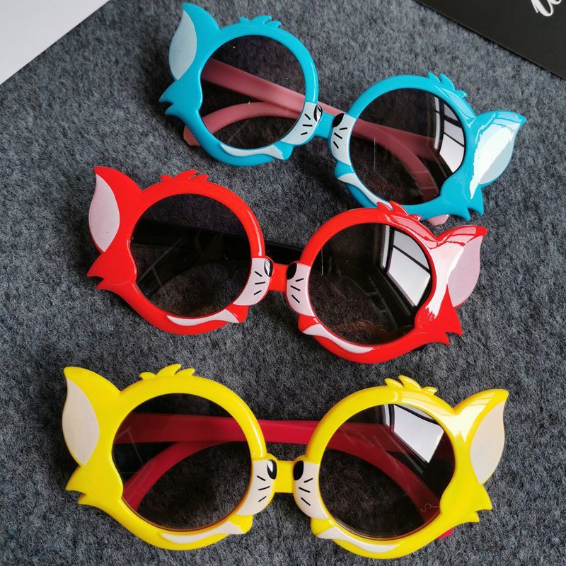 Kính Mát Gọng Nhựa Hình Mèo Tom Ngộ Nghĩnh Cho Bé