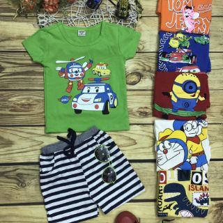 Đồ bộ bé trai size nhí
