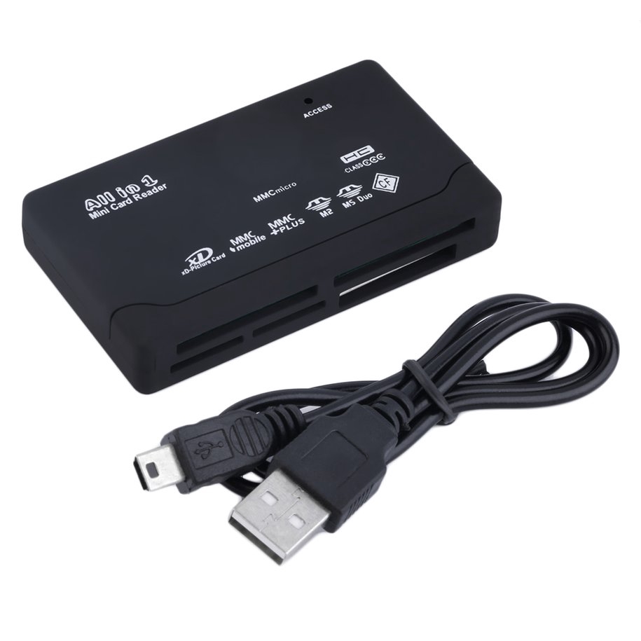 Đầu đọc thẻ nhớ USB 2.0 XD MMC MS CF TF mini M2 | BigBuy360 - bigbuy360.vn
