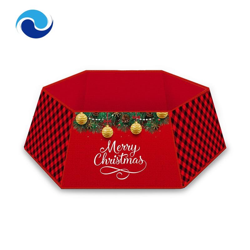 Set Vỏ Bọc Chân Cây Thông Giáng Sinh Màu Đỏ Dễ Dàng Trang Trí Ngày Lễ