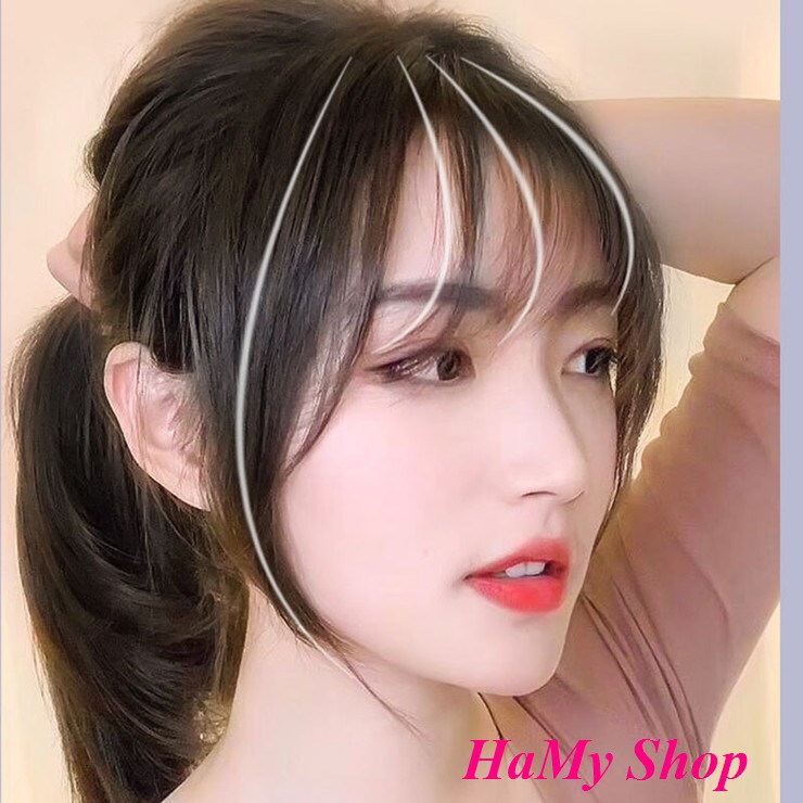 Tóc mái giả kiểu Pháp