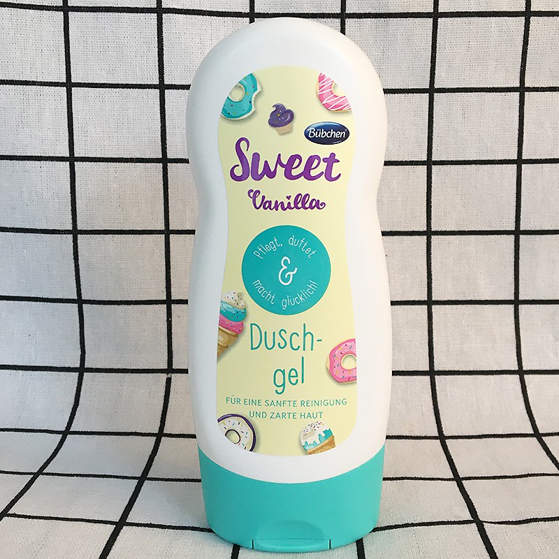 Sữa tắm trẻ em Buchen Kids Dugel Sweet vanila 230ml, Làm Sạch và Duy Trì Độ Ẩm Da Cho Trẻ