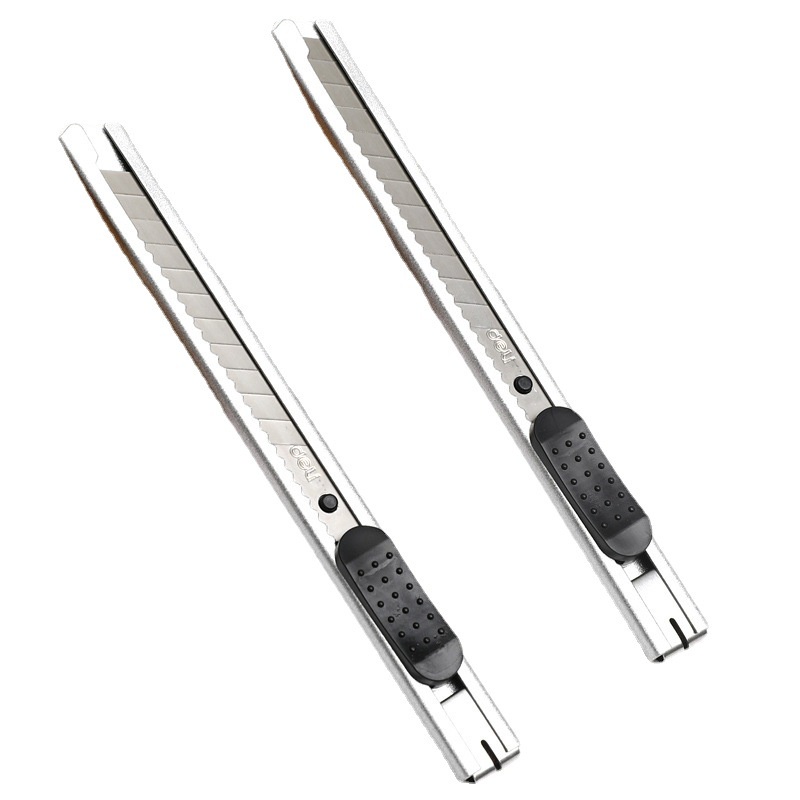 Dao Rọc Gọt Giấy Văn Phòng Mini Inox Thủ Công Cầm Tay Cán Nhựa Lưỡi Dao Thay Được Zaba