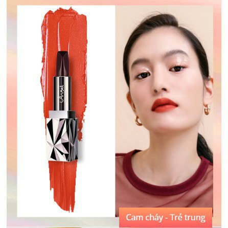 Son 3 Màu Kim Cương Đen Ansel Tempation Three Color Lipstick