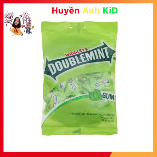 Kẹo Sing-gum DoubleMint Hương Bạc Hà Gói 116g