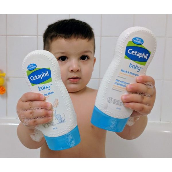 Tắm gội Cetaphil Baby Gentle Wash & Shampoo - With Organic Calendula