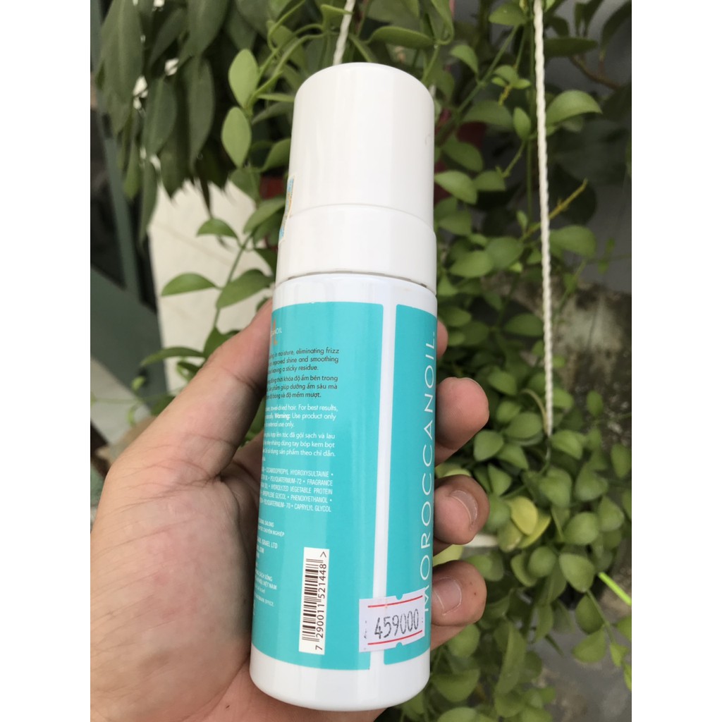 Chính hãng  Kem bọt kiểm soát sóng xoăn Moroccanoil Curl Control Mousse 150ml