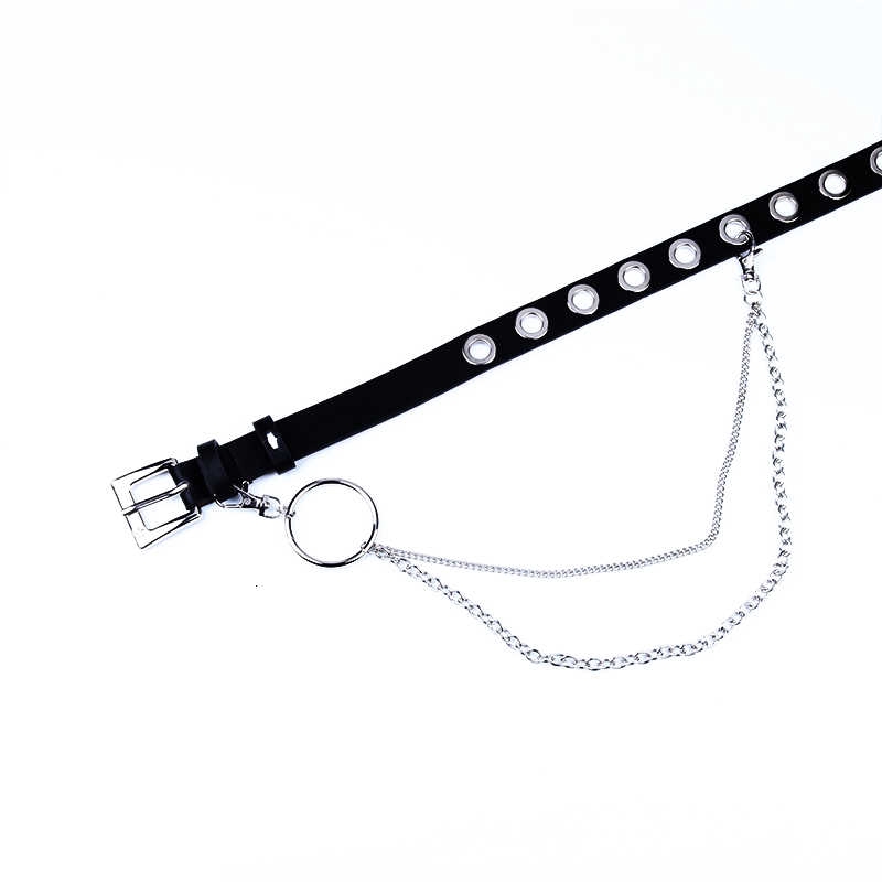 Thắt lưng khóa tròn đơn giản phong cách Punk Âu Mỹ cá tính 13533