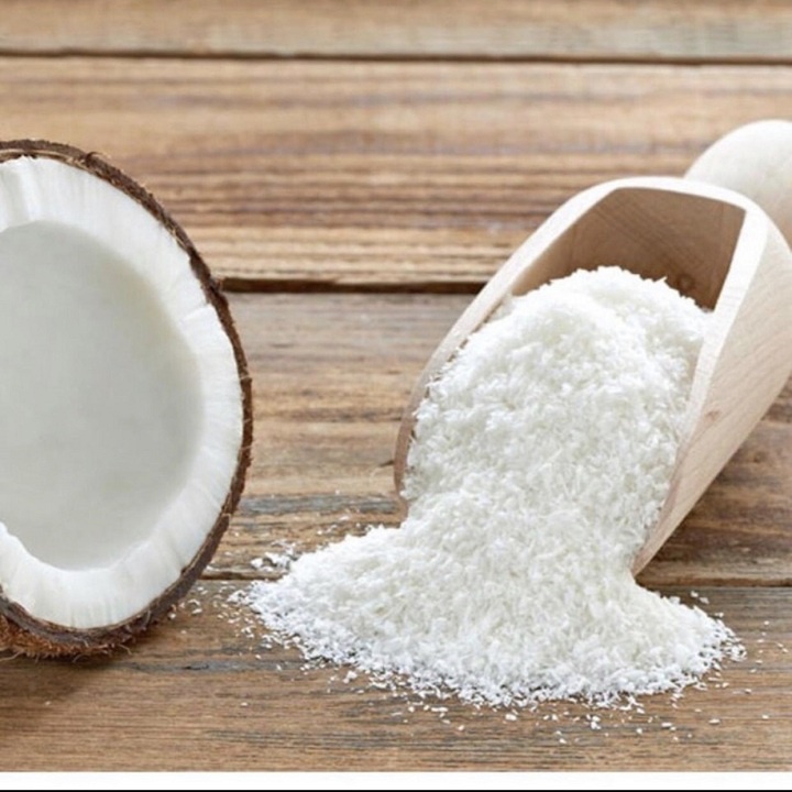 Bột Cơm Dừa 1 Kg có giấy VSATTP và ĐKKD nguyên chất thiên nhiên 100% dùng để đắp mặt đa công dụng