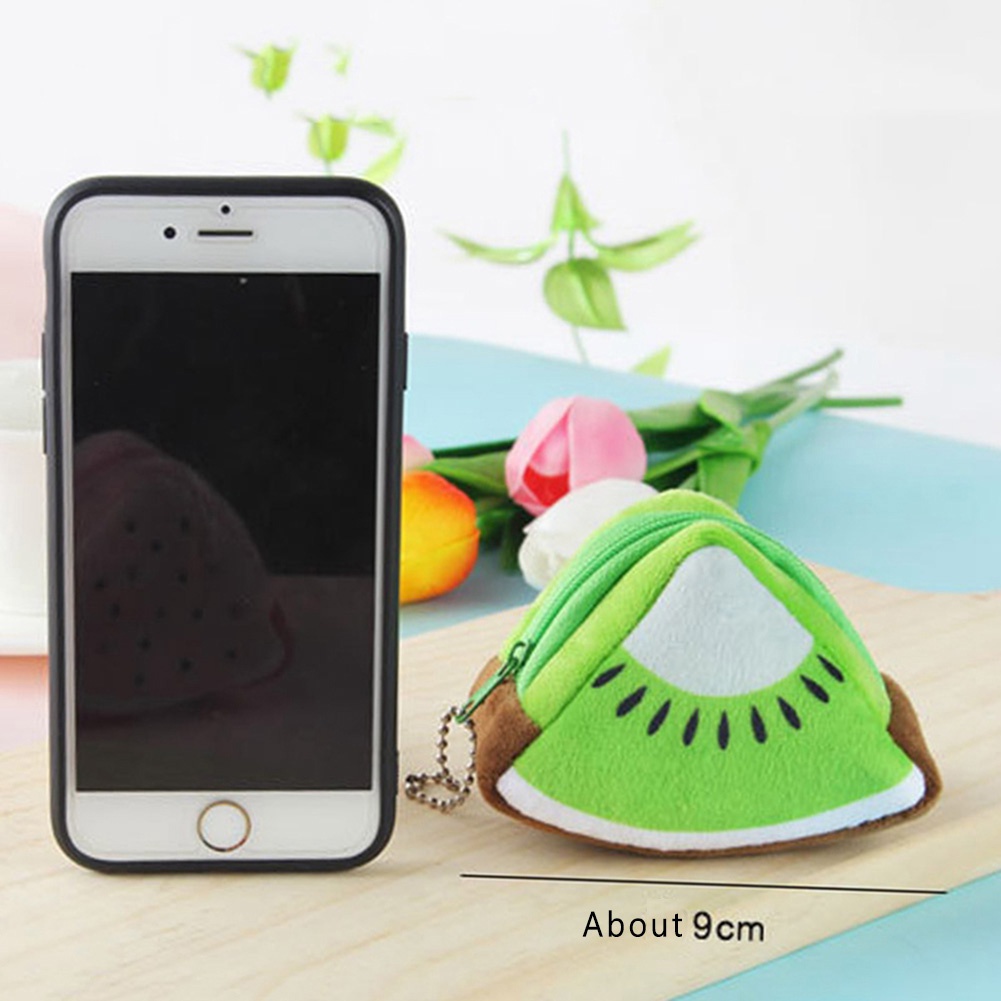 Ví Tiền Xu Hình Trái Cây Dễ Thương Cho Nữ