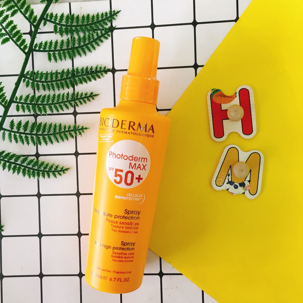 Kem Chống Nắng Dạng Xịt cho da nhạy cảm Bioderma 200ml Cocolux